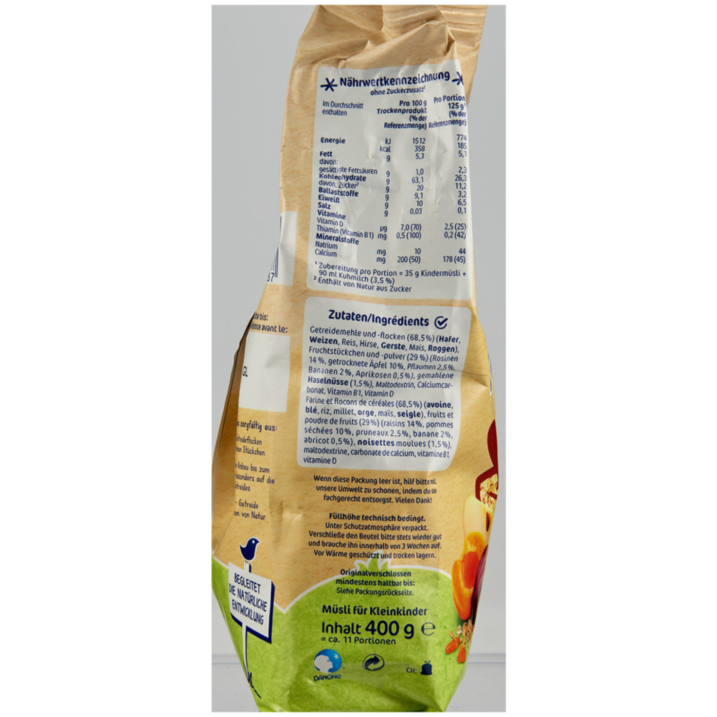 Milupa Kinder Müsli Feine Früchte 12+ Monate