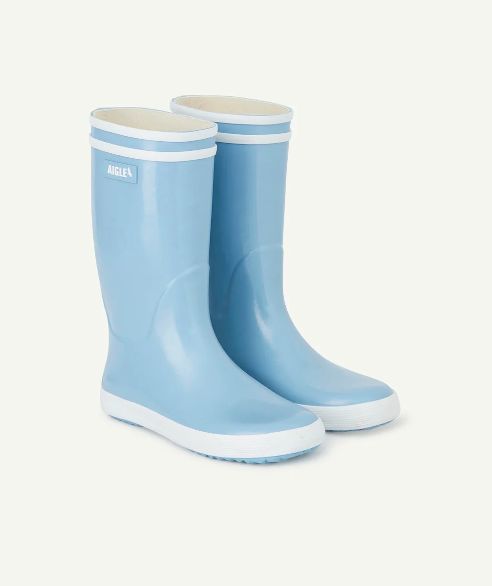 AIGLEBOTTES EN CAOUTCHOUC BLEU CIEL ENFANT LOLLYPOP 2