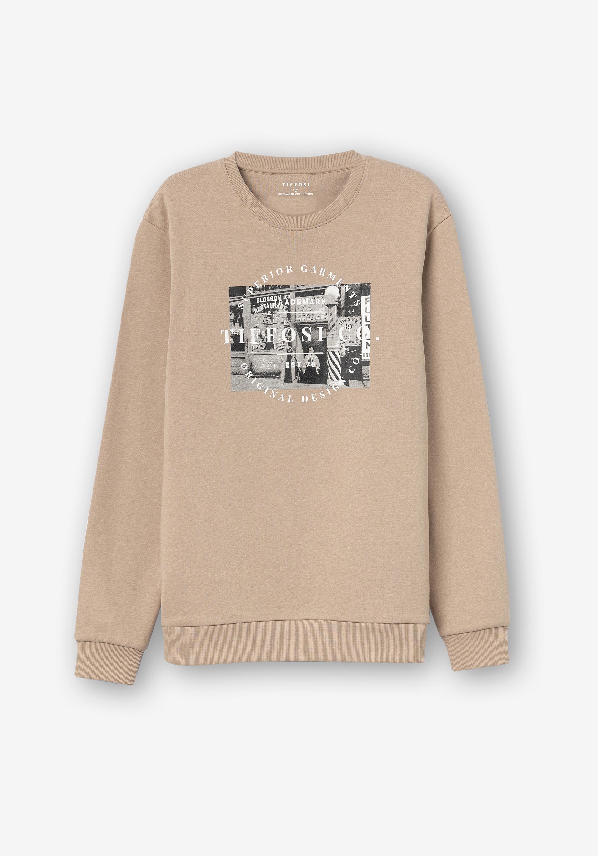 Sweatshirt com Estampado Frontal