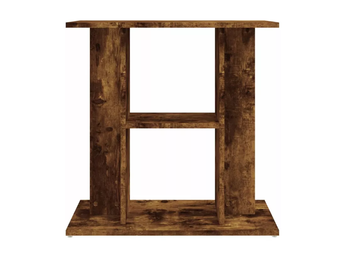 Support pour aquarium chêne fumé 60x30x60 cm bois d'ingénierie