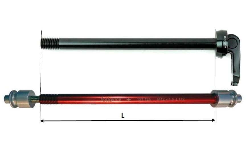 Steckachs-Adapter M12 x 1.75 / 174 mm Sram/MaxleSteckachs-Aufnahmeadapter