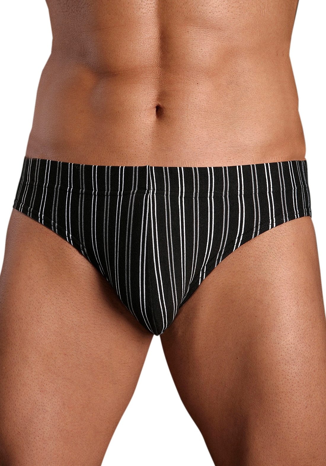 le jogger® Slip, 6 Stk. mit garngefärbten Streifen