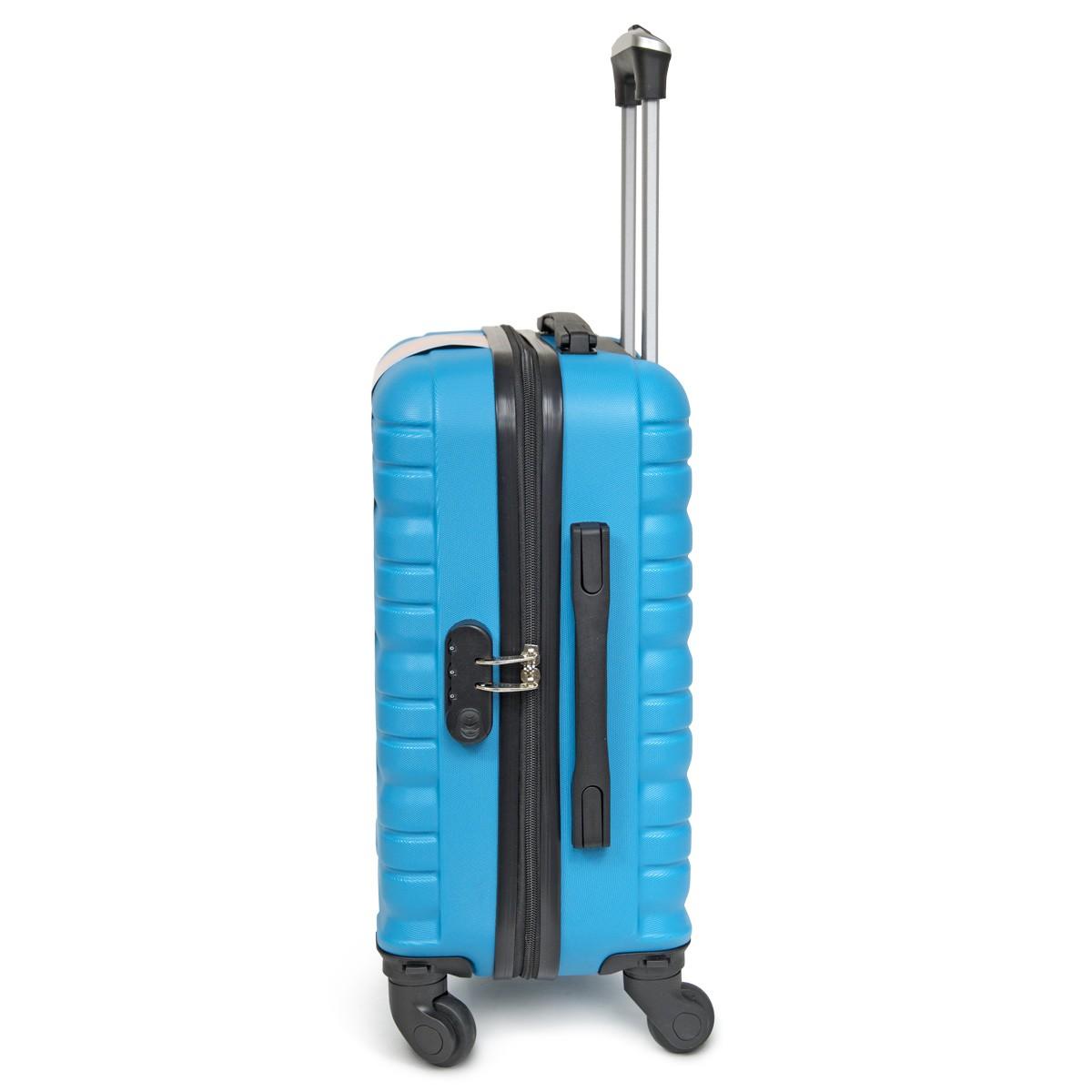 VALISE CABINE KINSTON BLEUE 50X36X20CM