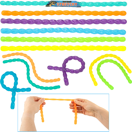 Dino World stretchy fidget – flere varianter – assorteret