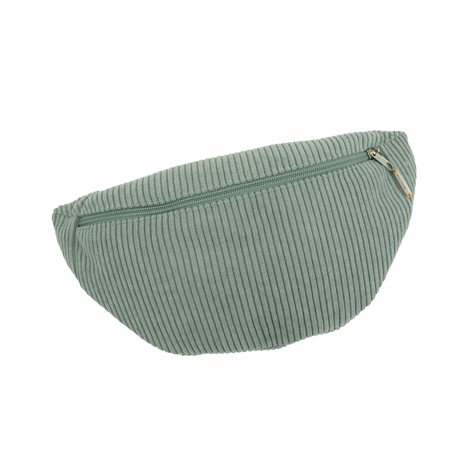 Petit Sac Banane Velours Côtelé Lichen