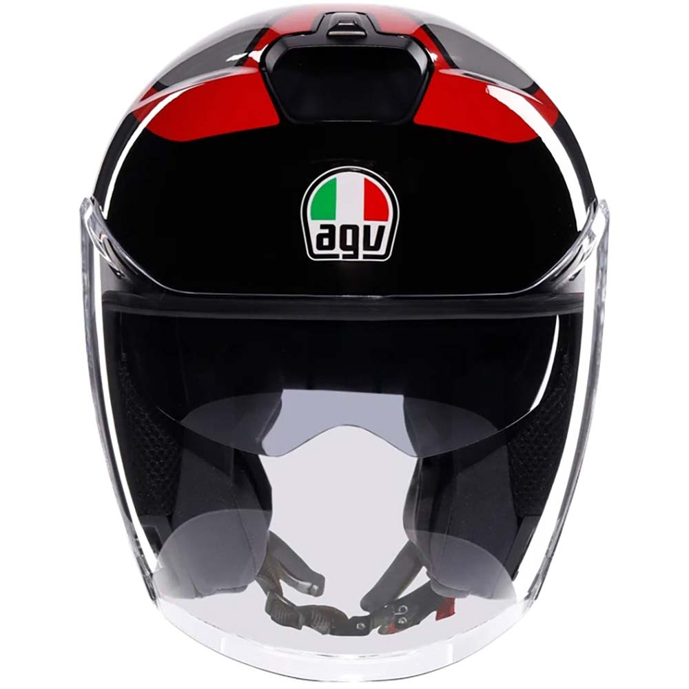 AGV - Casque Irides Valenza Noir / Gris / Rouge / Mat