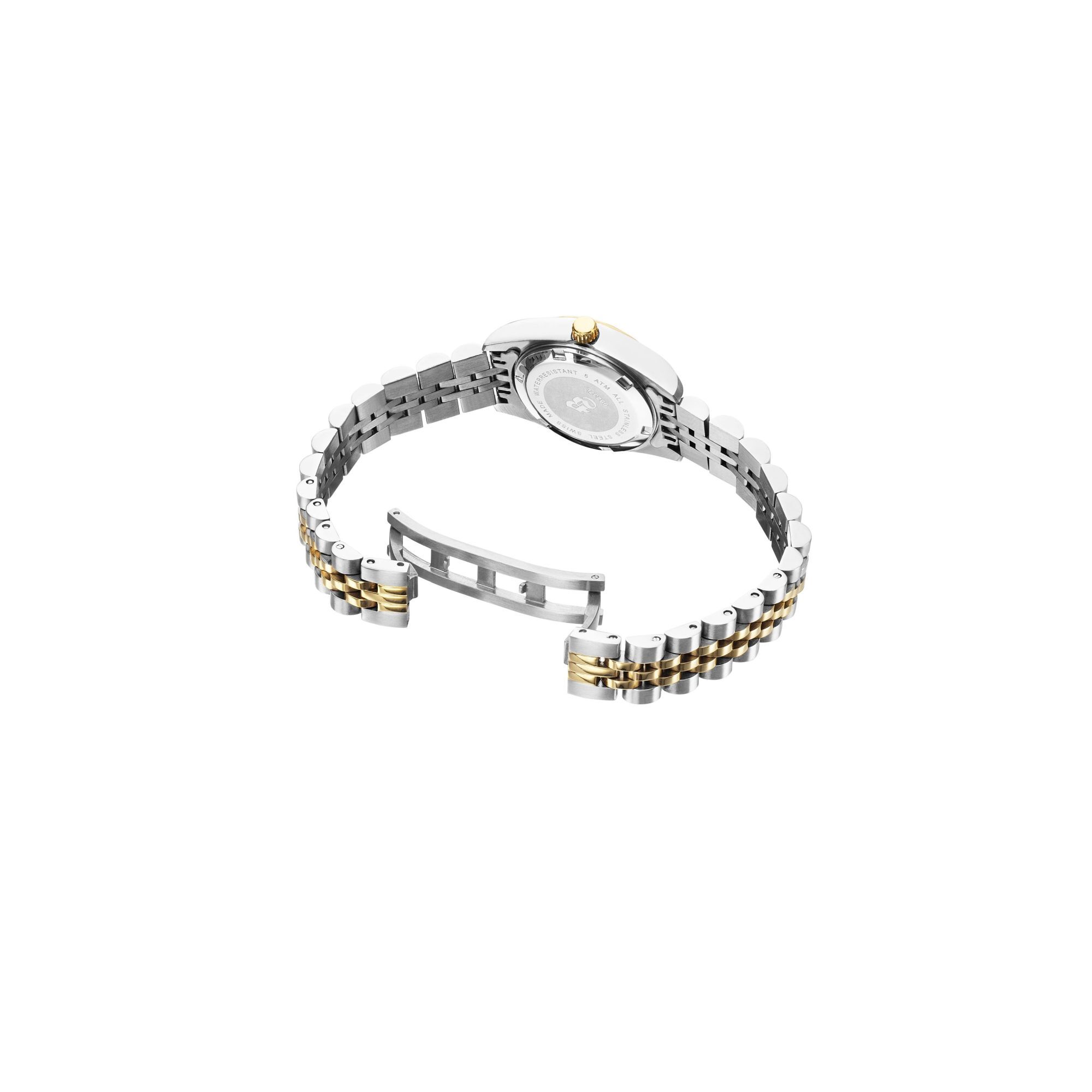 Jacques du Manoir Damen Armbanduhr Inspiration Edelstahl zweifarbig QuartzNRO.08