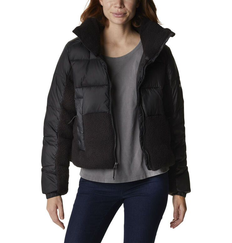 Columbia Leadbetter Point Sherpa hybridjakke Sort