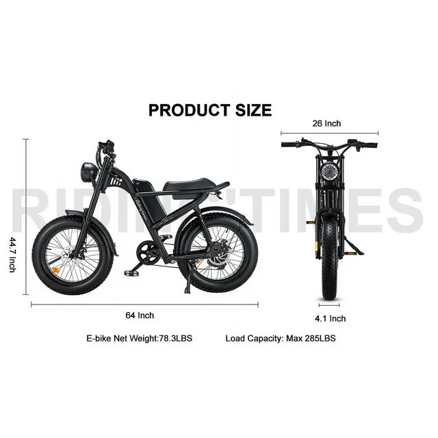 Ridingtimes Z8 Snow Ebikes for Adults, 20