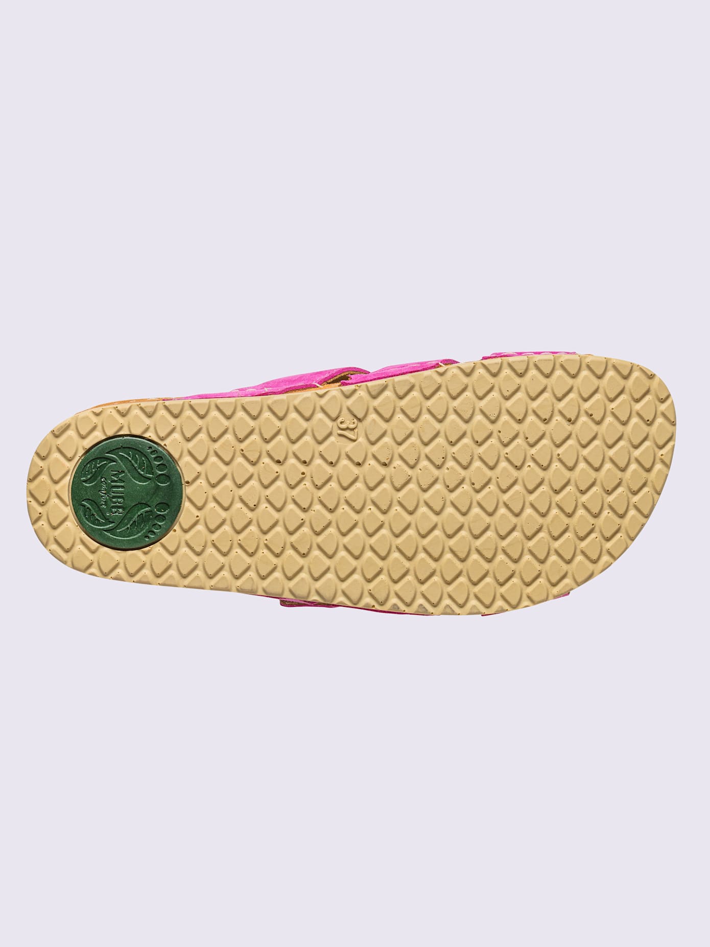 Chaussons cuir velours de vache.
