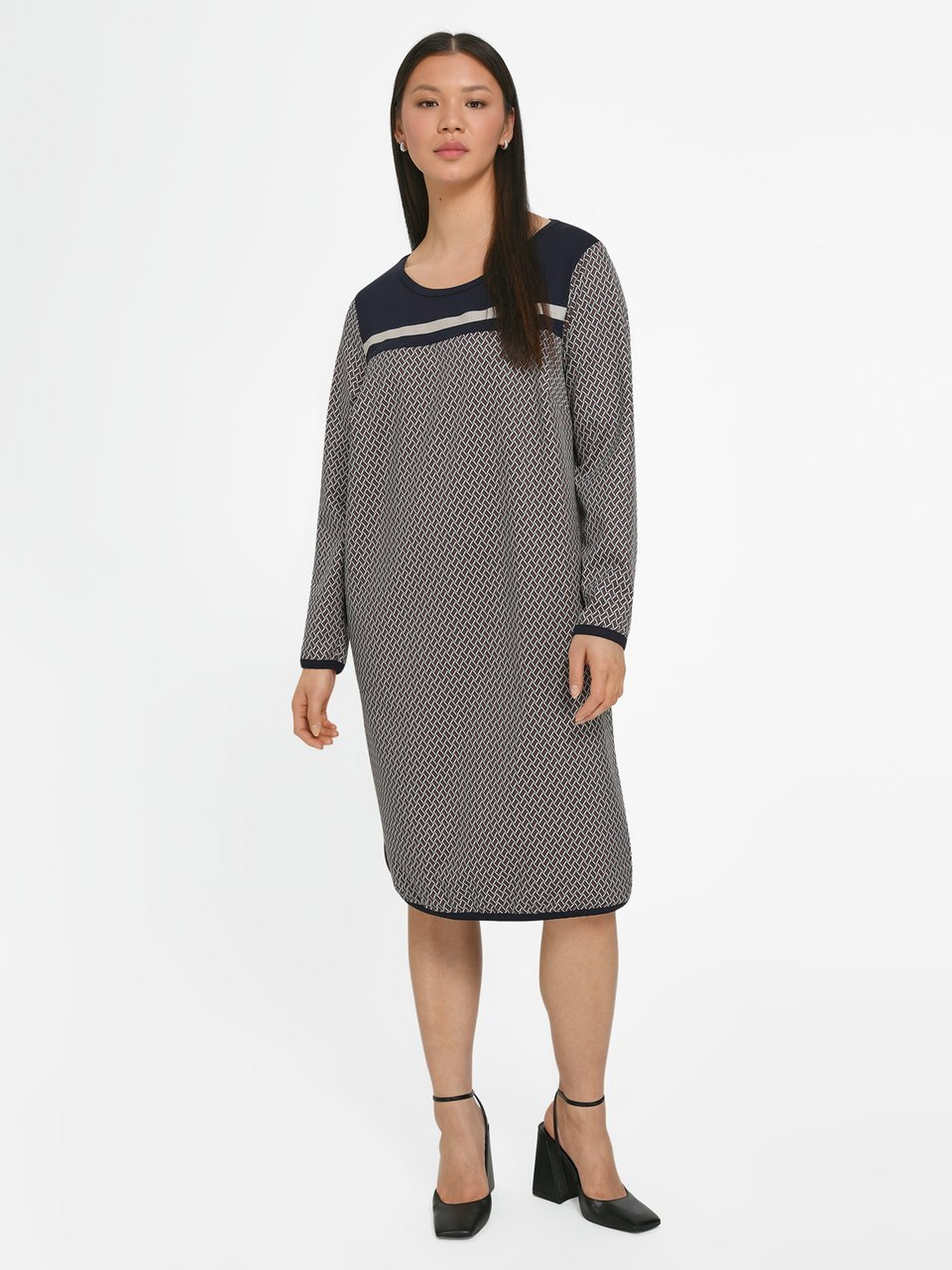 Jacquard-Kleid