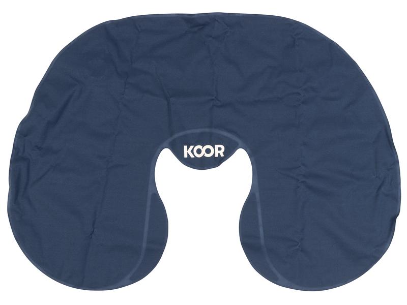 KOOR Nackenkissen Colloo Blau Aufblasbares Reisekissen