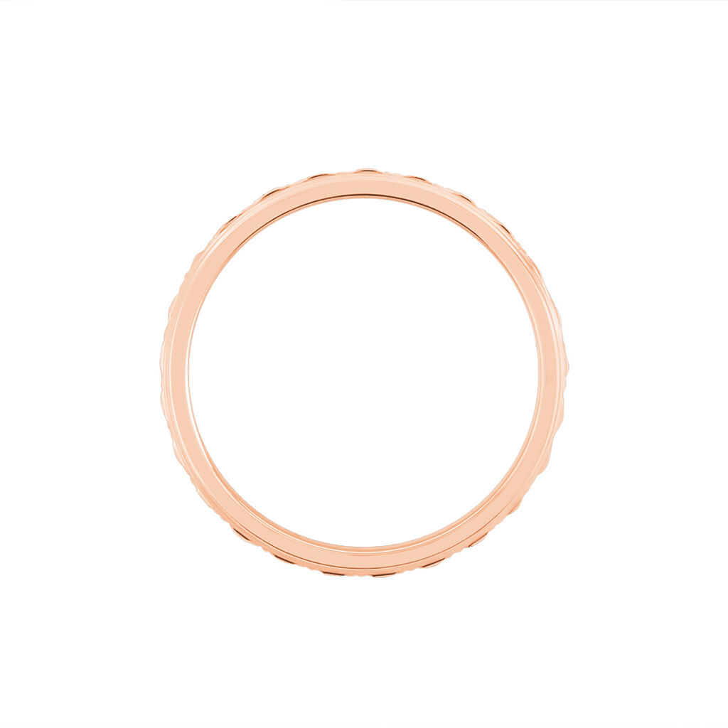 Alliance Laura Ruban Plat Or Rose