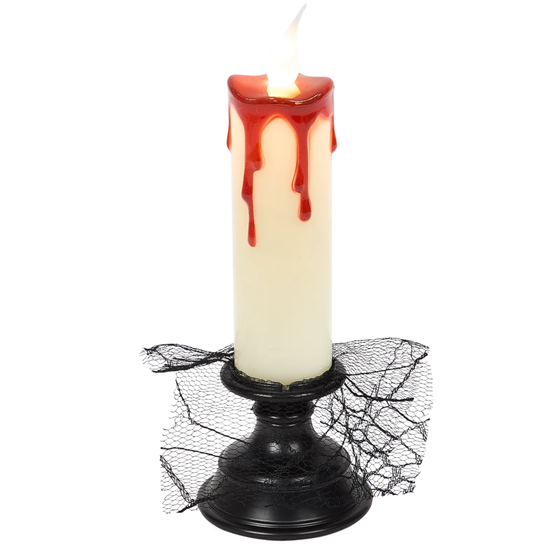 Chandelier d'Halloween avec bougie LED