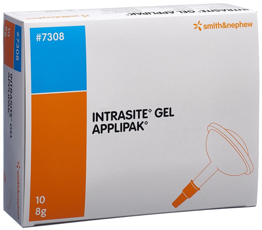Intrasite Hydro Wundgel Applipak<br>10 × 8 g, Gel