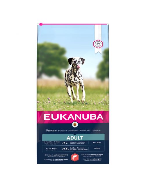 Eukanuba Adult Large Salmon & Barley - Hondenvoer - Zalm 12 kg