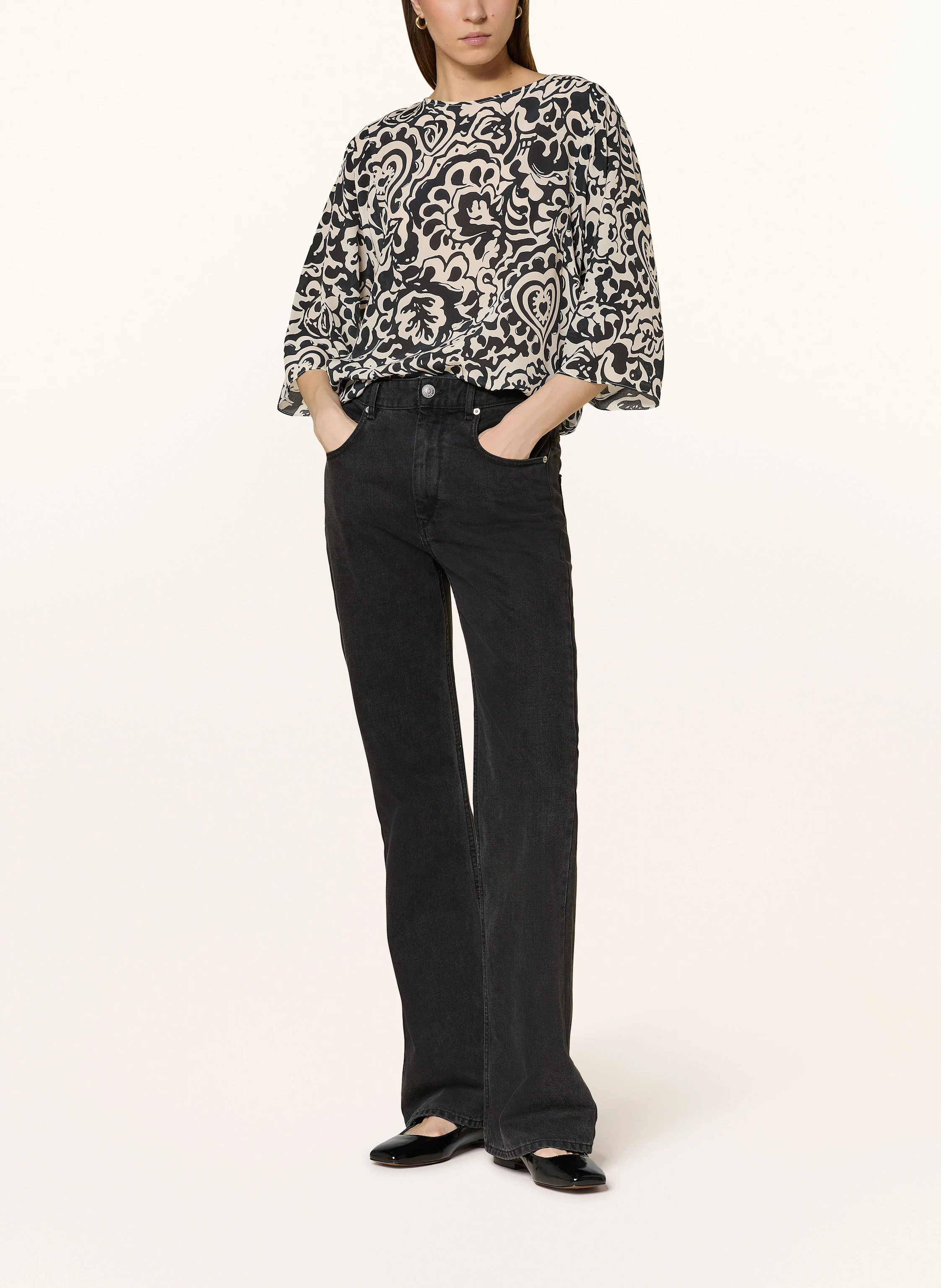 WEEKEND Max Mara Blusenshirt GINNICO aus Seide mit 3/4-Arm