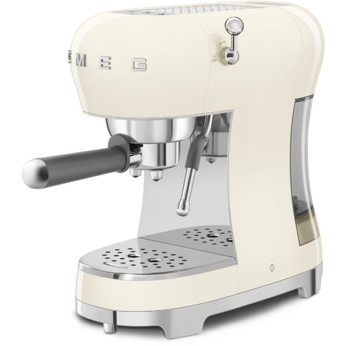 SMEG Espresso-Kaffeemaschine 50's Style ECF02CREU Creme