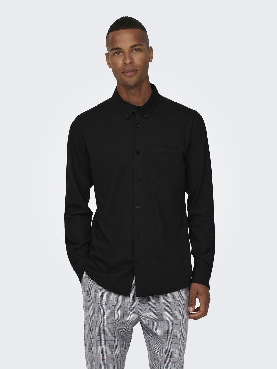ONSNOAH Hemd Black