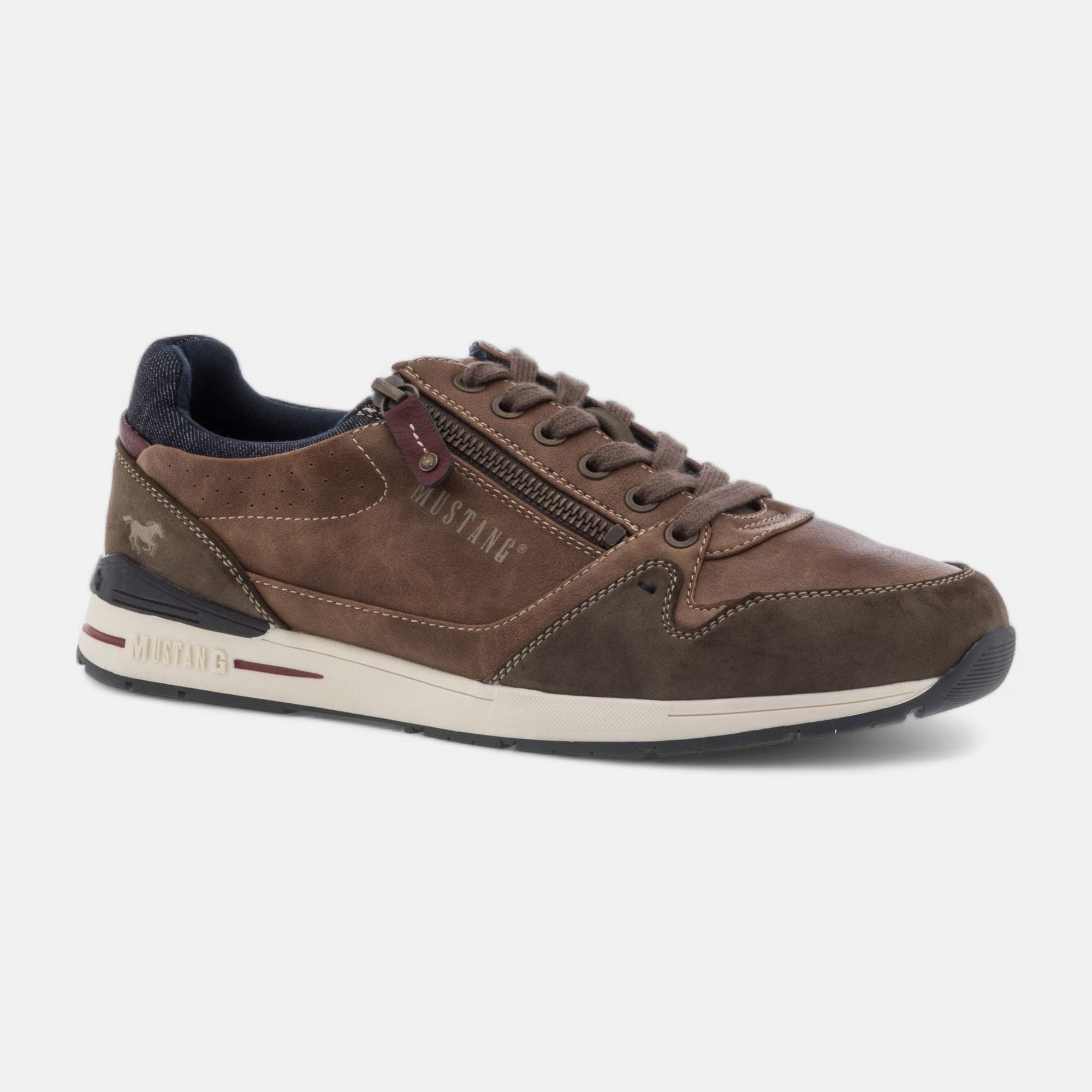Baskets basses Homme cognac