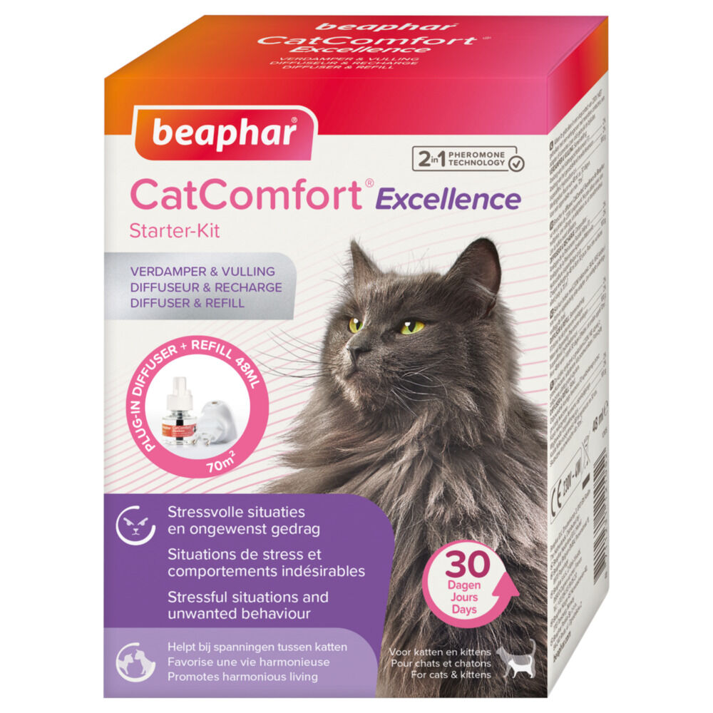 Beaphar CatComfort Excellence Starter-Kit - Kalmeringsmiddel - 48 Milliliter