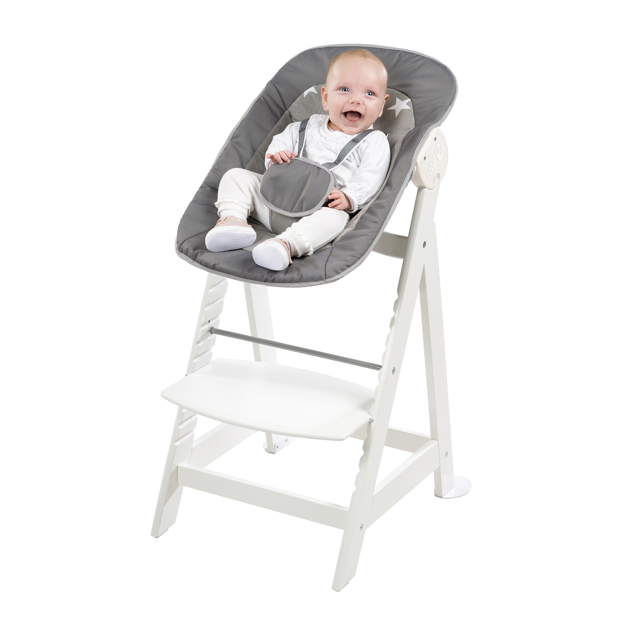 roba Treppenhochstuhl, Set 2in1 Little Stars Born Up
