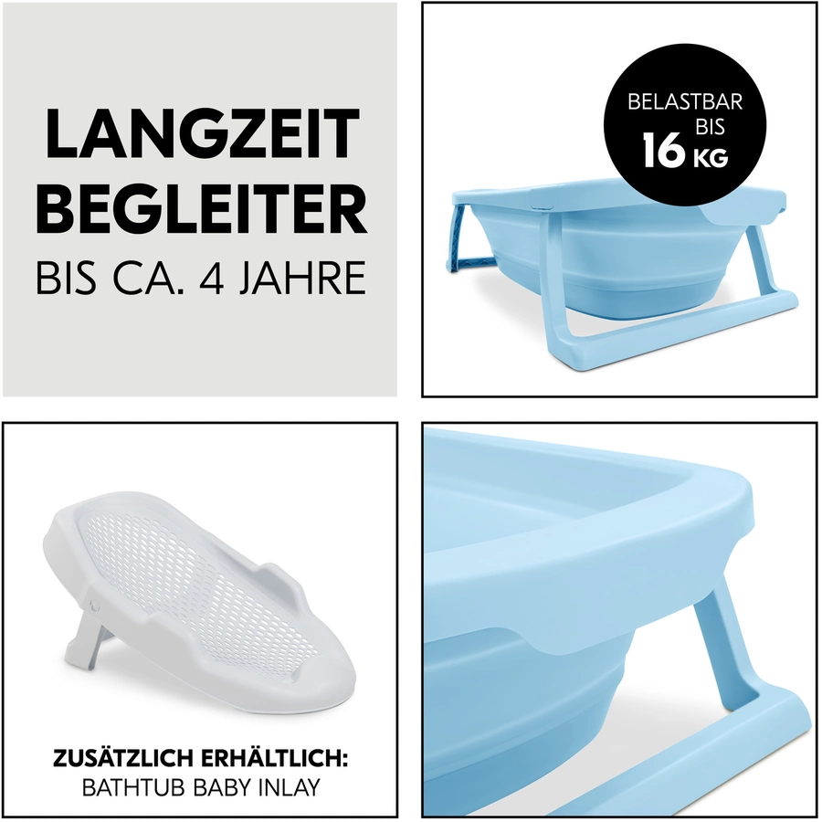 hauck Faltbadewanne Wash N Fold M Light Blue