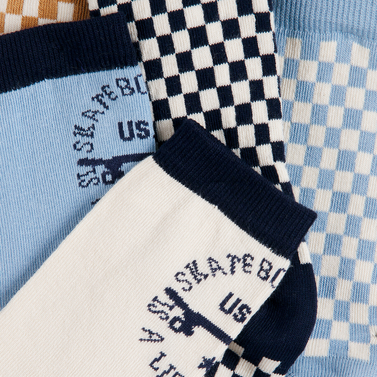 COLEÇÃO LA REDOUTE<br>Conjunto de 5 pares de meias estampadas