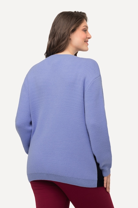Pullover, Berge, Rundhals, Langarm