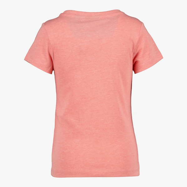 TwoDay meisjes T-shirt roze met tijgeropdruk