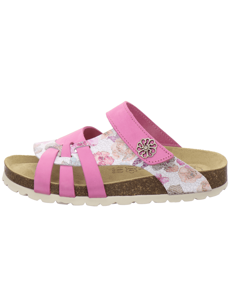 Pantoletten Damen Kralle pink