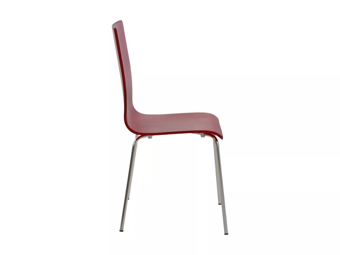 Chaise de conférence - Bois - Rouge - Pepe