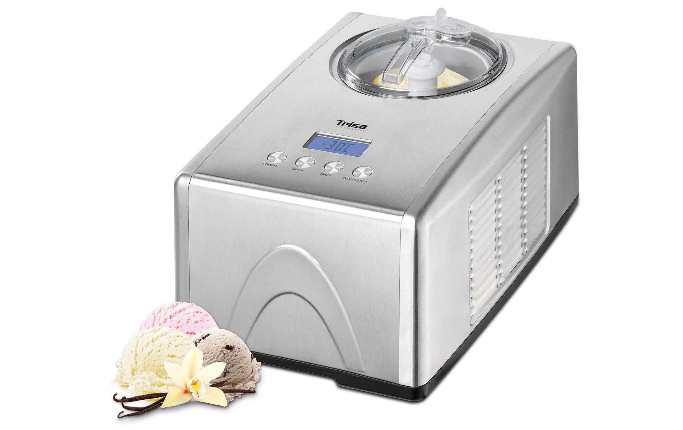Glacemaschine La Crèmeria 1.5 l, Silber<br>Eis- und Sorbetmaschine