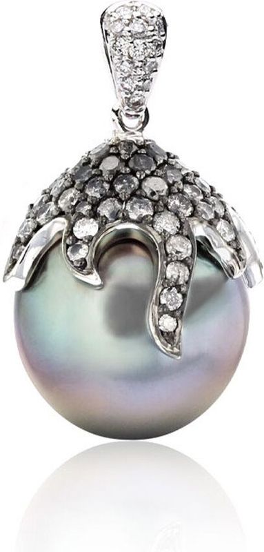 Luna-Pearls - 202.1626 - Hanger - 925/-Zilver met Tahiti gekweekte parel