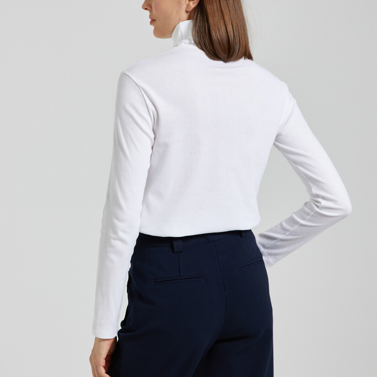 PETIT BATEAU<br>T-shirt icónica com gola alta