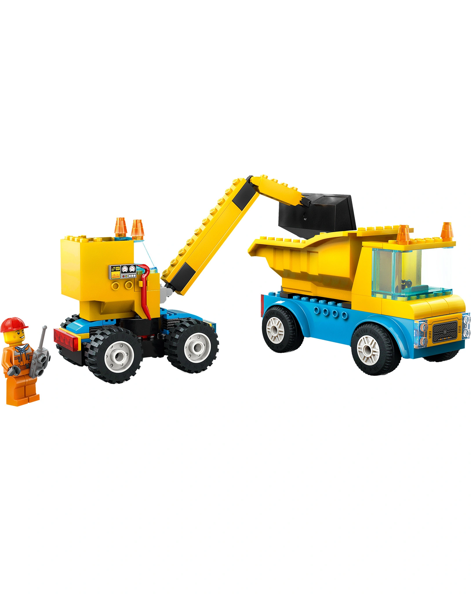 LEGO® City 60391 Baufahrzeuge und Kran mit Abrissbirne