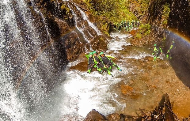 Canyoning und Rafting Package in Haiming als Geschenkidee