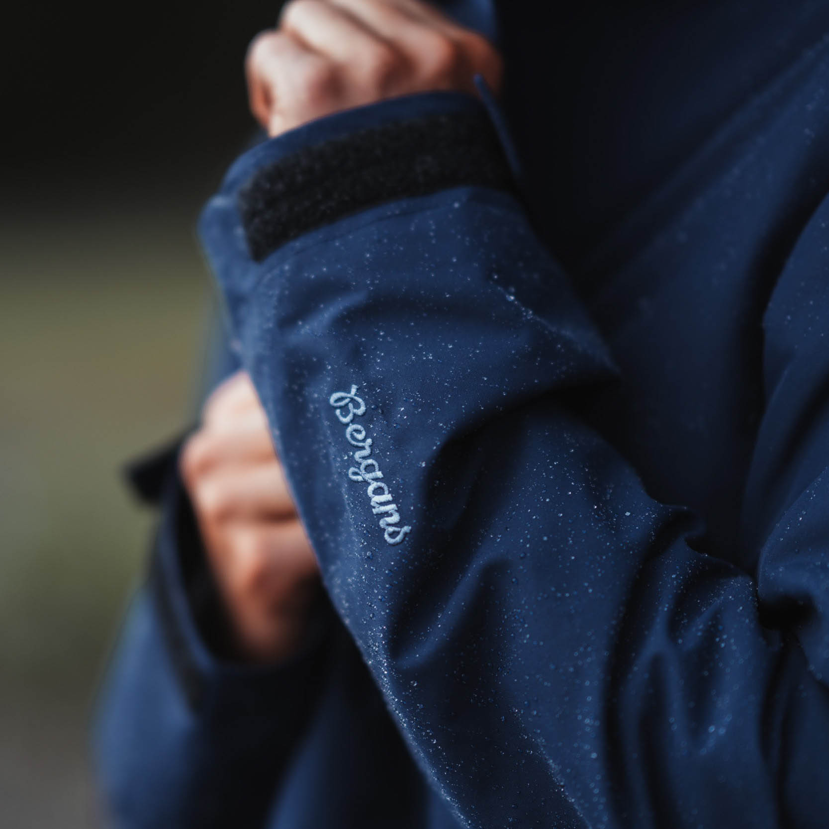 Urban 2L Shell Coat Dame Navy Blue