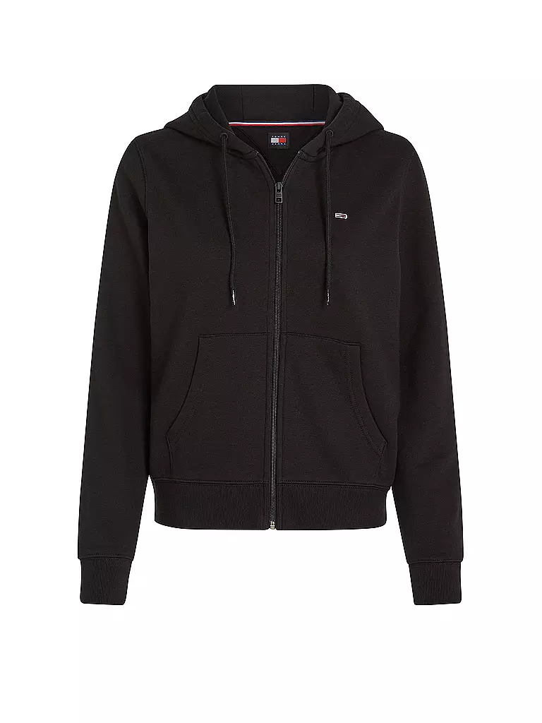 TOMMY JEANS Kapuzensweatjacke schwarz