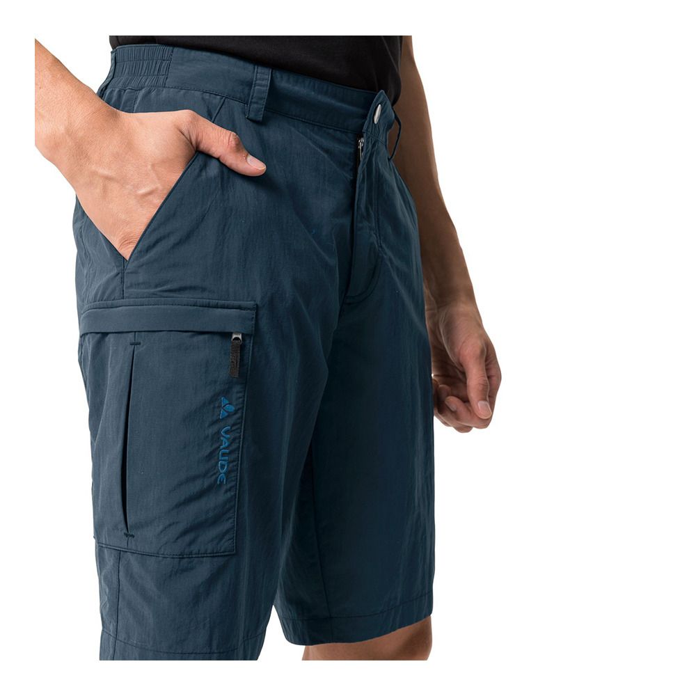 Vaude FARLEY - Short Homme dark sea uni