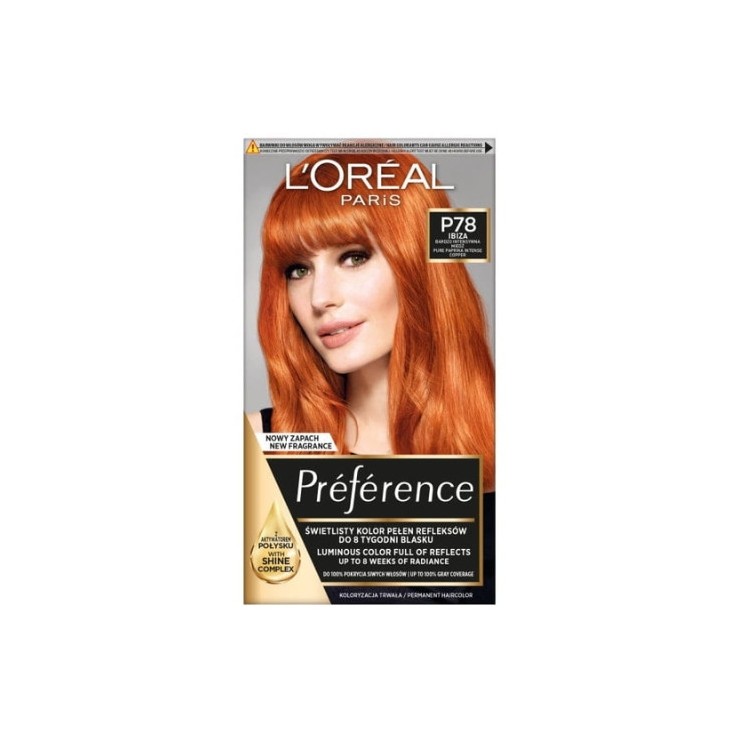 L'oreal Preference Haarverf /P78/ Very Intense Copper