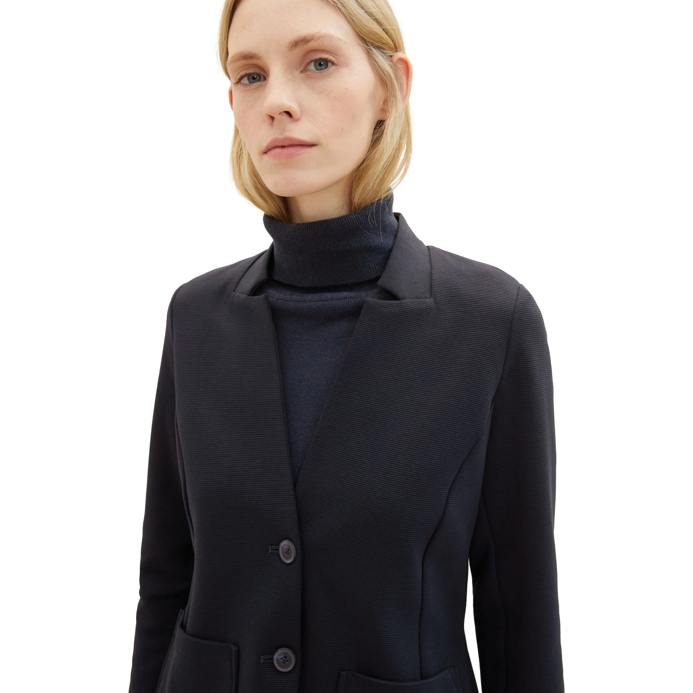 Damen Blazer in Ottoman Ripp