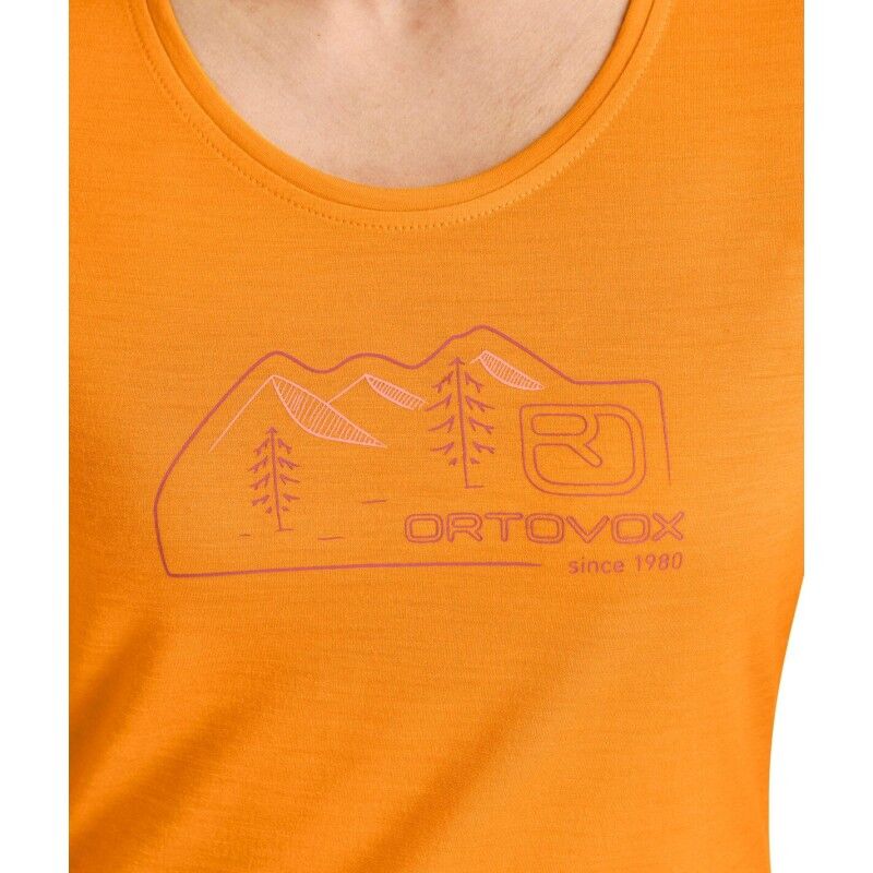 150 Cool Vintage Badge TS - T-shirt en laine mérinos femme