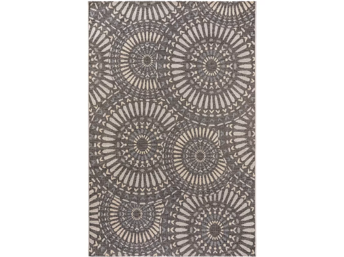 Tapis d'extérieur & intérieur River Bleu 100x150 cm