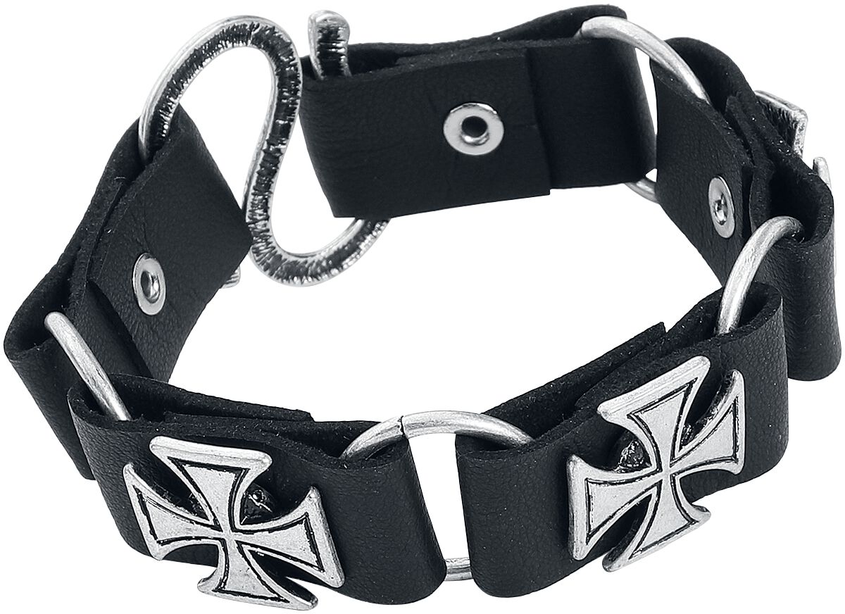 Croix De Fer | Rock Rebel by EMP Bracelet imitation cuir