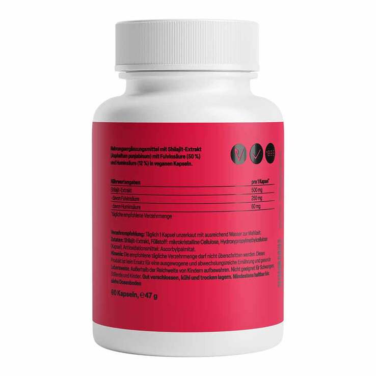Zeinpharma Shilarock Mumijo Shilajit Kapseln, 60 St