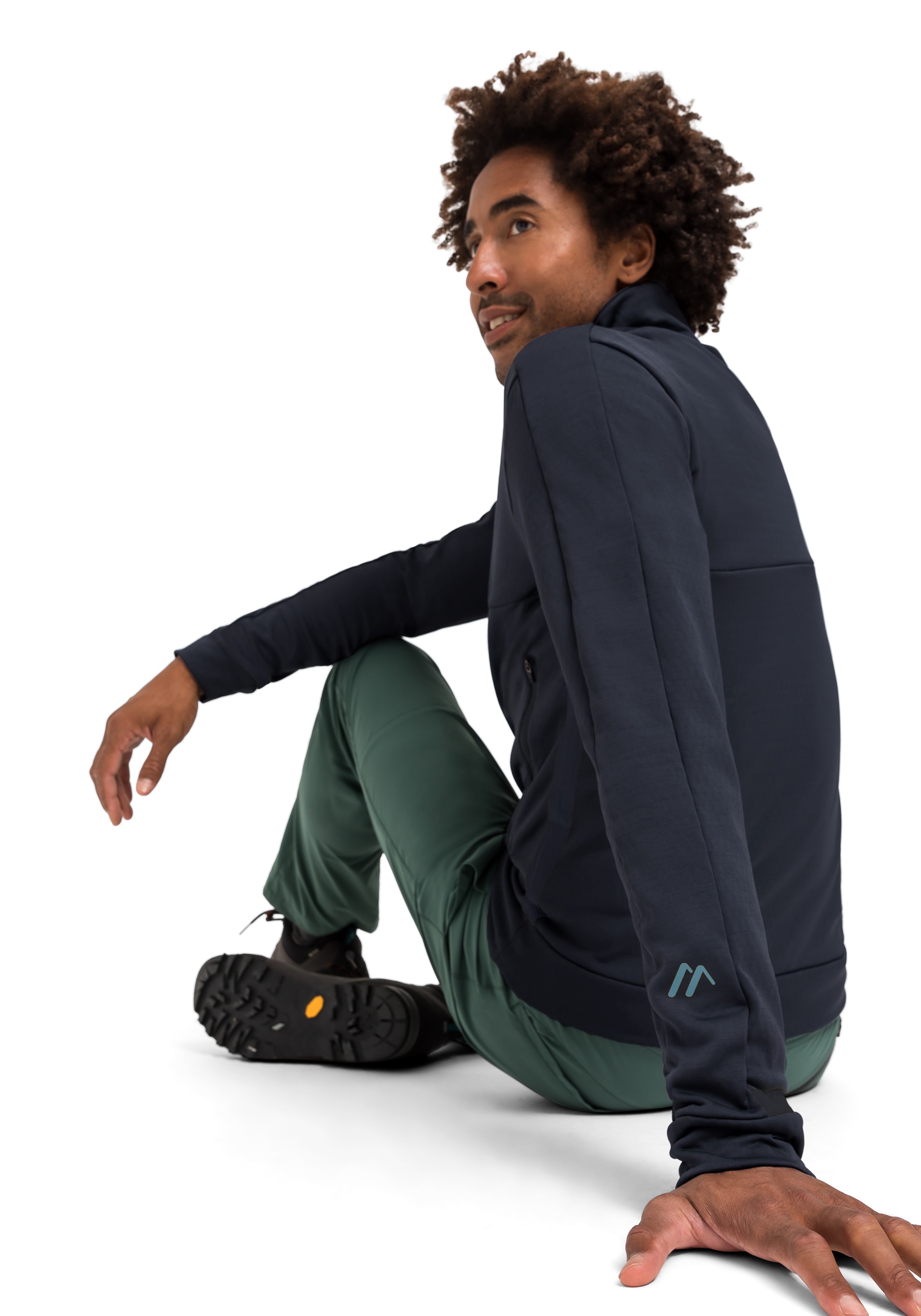 Maier Sports Funktionsshirt »Granni M« Herren Midlayer-Jacke, atmungsaktiv und schnelltrocknend, Fleece-Jacke