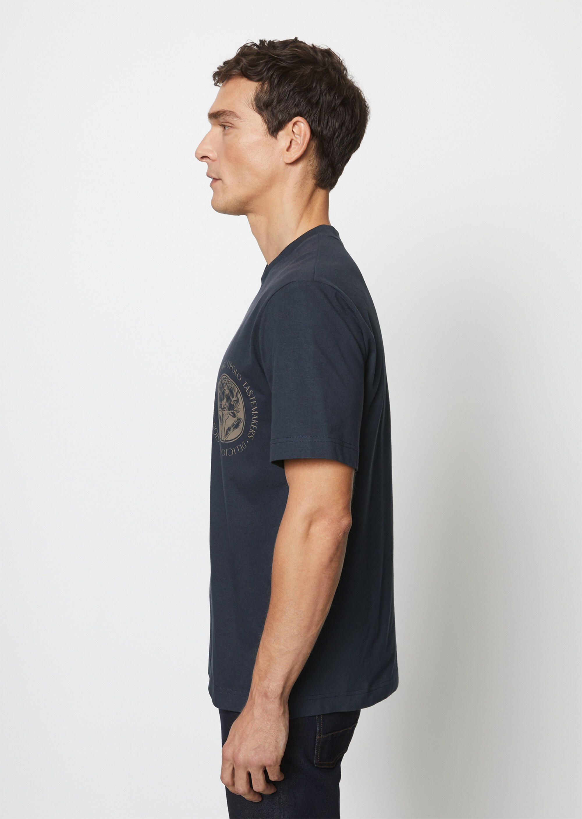 T-Shirt regular aus mittelschwerem Jersey