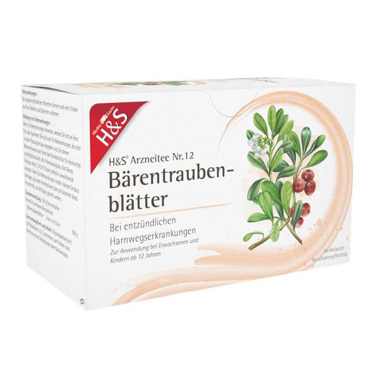 H&S Bärentraubentee Filterbeutel, 20X2.7 g