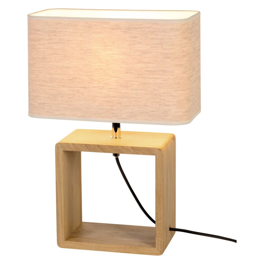 BORDLAMPE BRITOP BOHO 1XE27 25W OLJET EIK